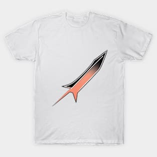 Sleek Space Rocket Icon Design No. 607 T-Shirt